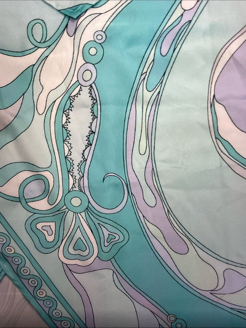 Emilio Pucci Aqua and Light Blue Backless Halter Dress - Picture 4 of 10